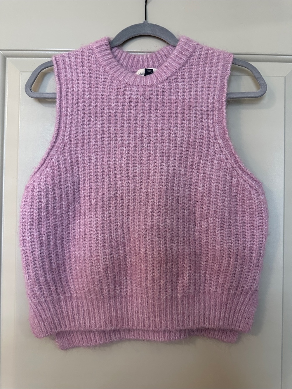 Universal Thread Pink Sleeveless Waffle Knit Vest